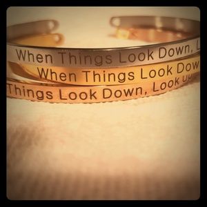 Inspirational cuff bracelets